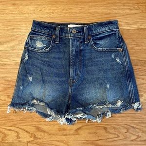 Abercrombie & Fitch ultra high rise mom shorts